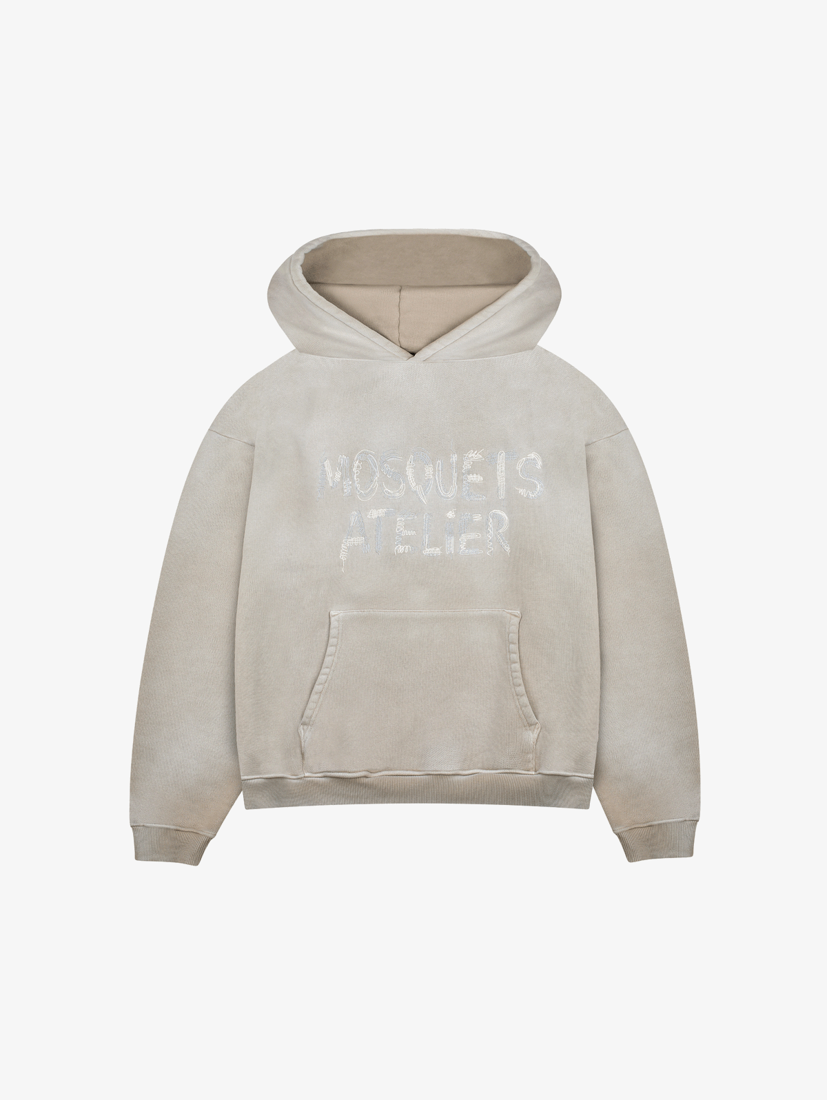 BEIGE SUNFADED HOODED "ATELIER"