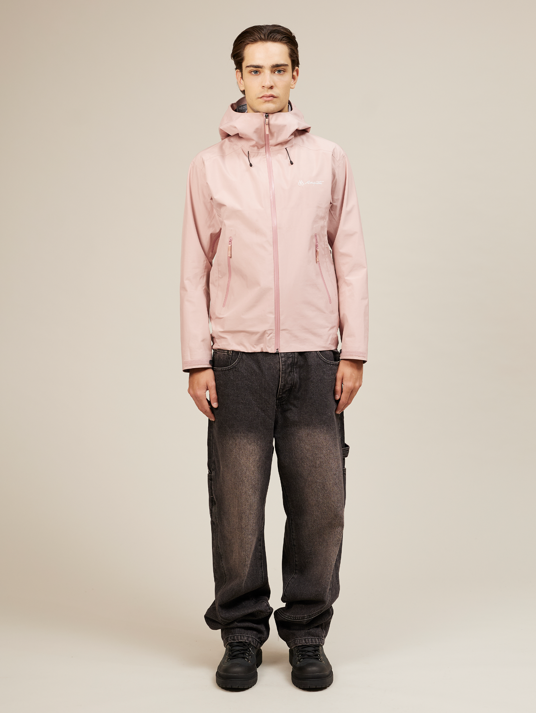 ALPHA RAIN JACKET "OLD ROSE"