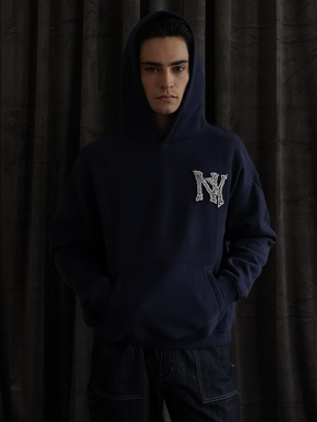 DARK BLUE HOODED "NY PEARL"