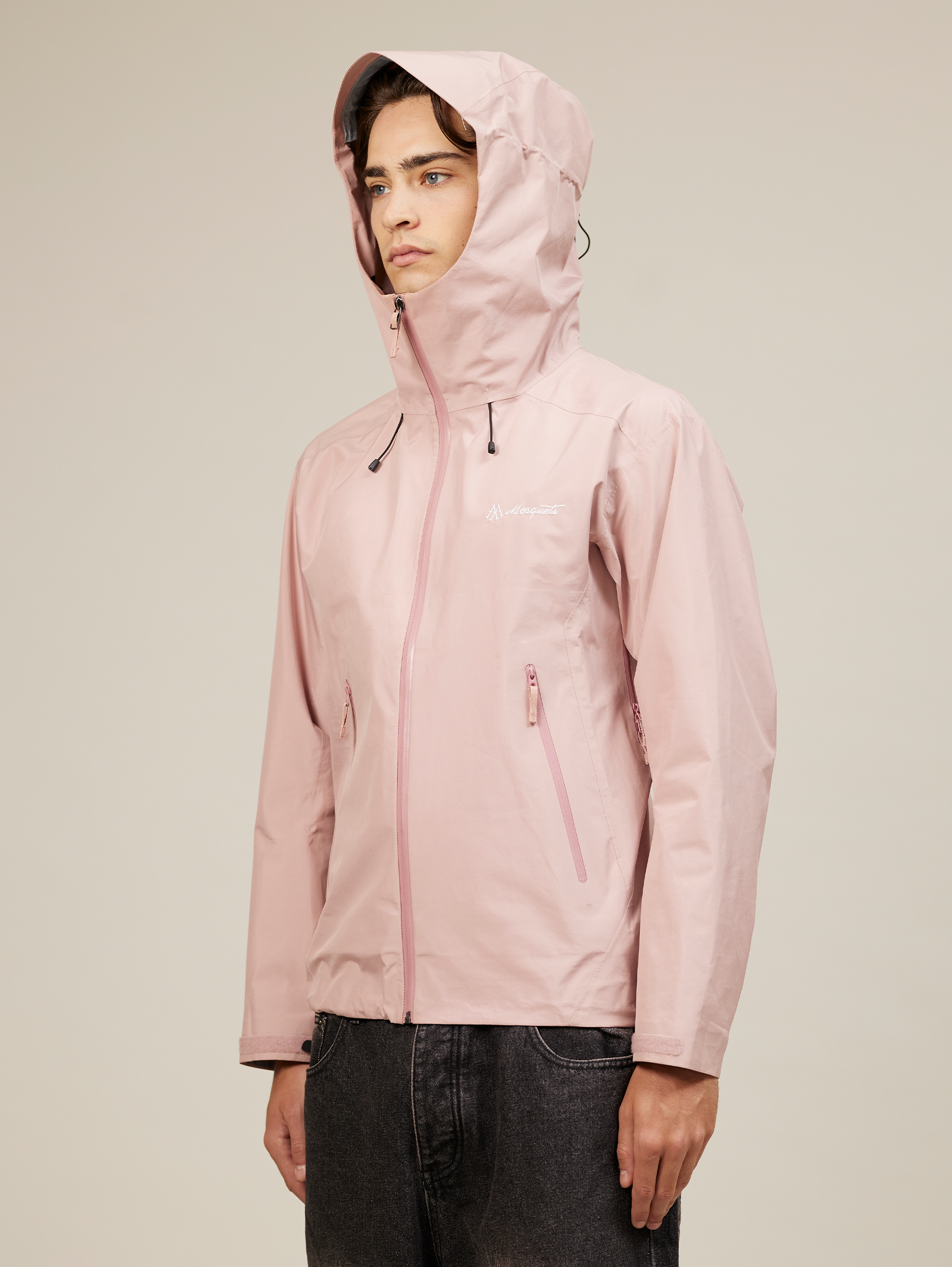 ALPHA RAIN JACKET "OLD ROSE"