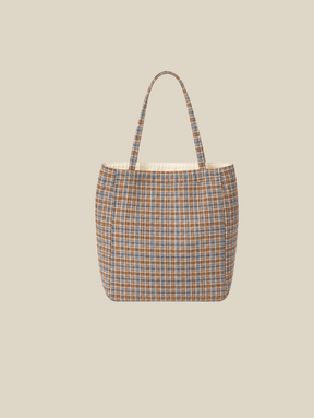 CHECK TOTE BAG