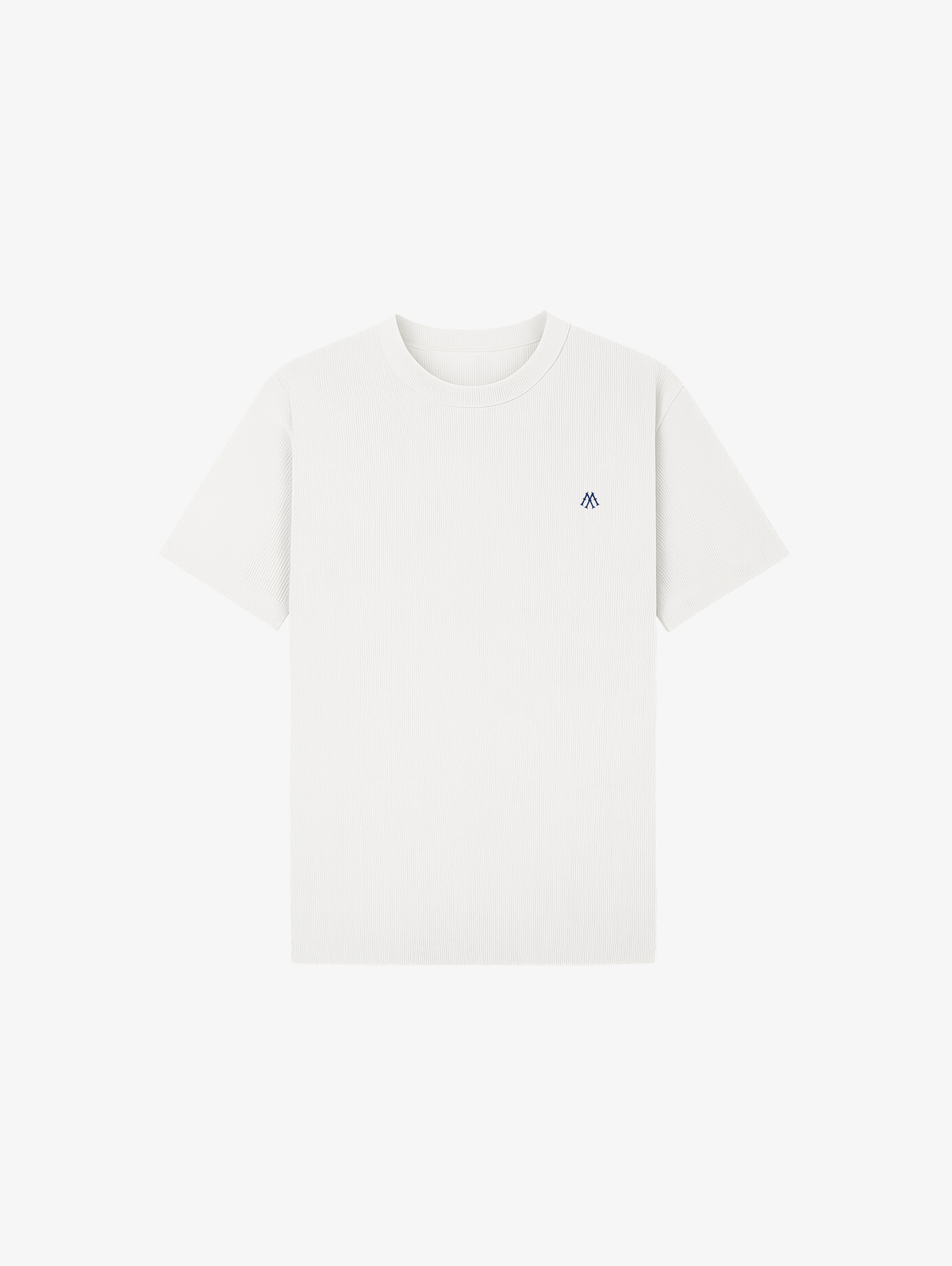 EVERYDAYS WHITE RIB T-SHIRT "M"