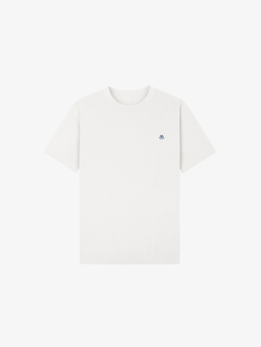 EVERYDAYS WHITE RIB T-SHIRT "M"