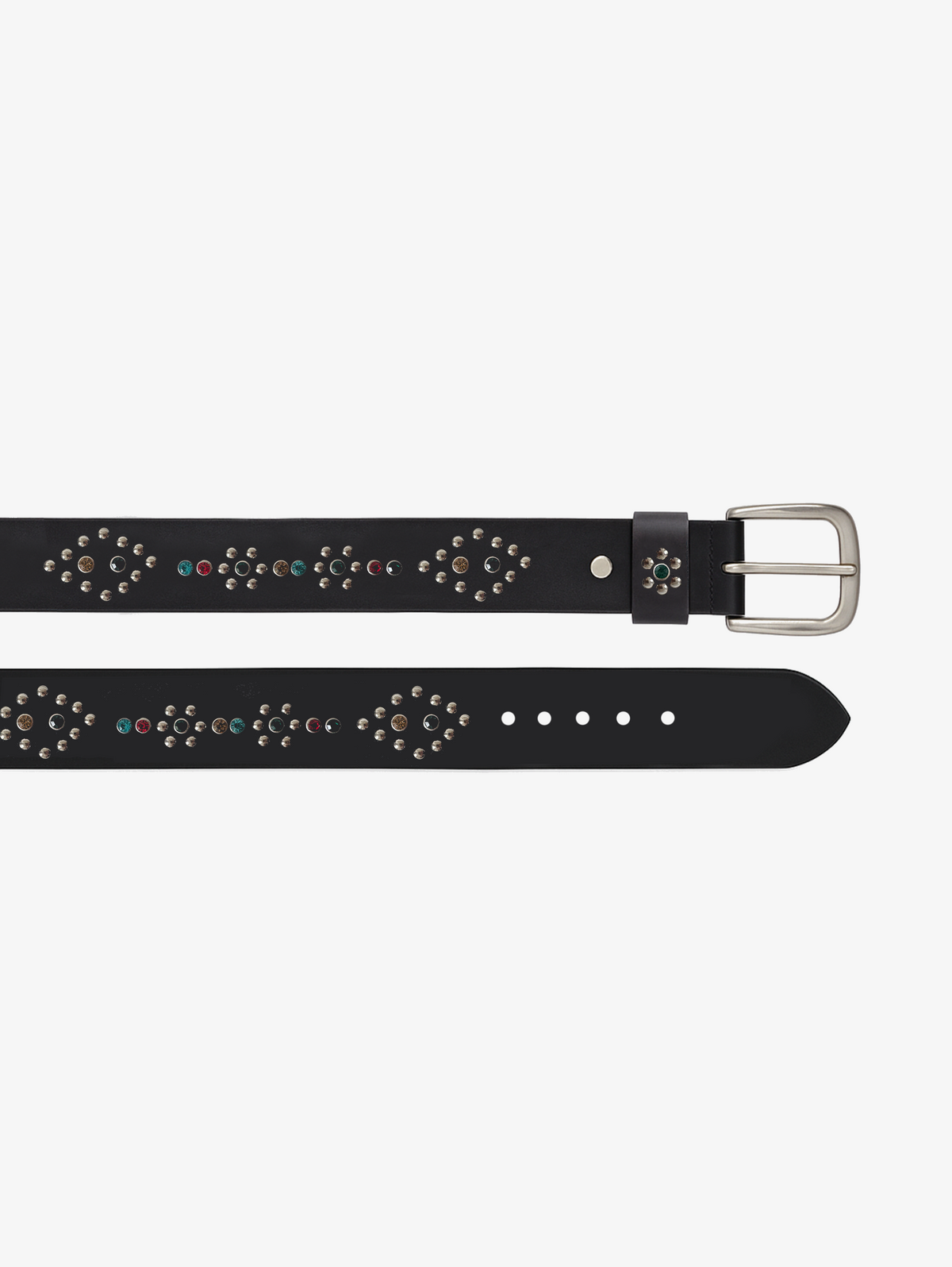 BLACK RHINESTONES BELT "ORNAMENT"