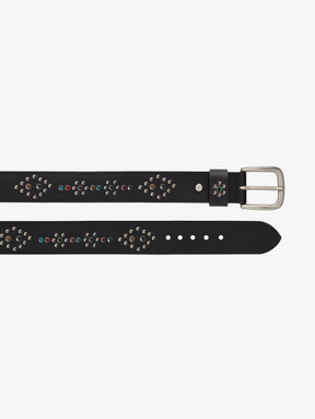 BLACK RHINESTONES BELT "ORNAMENT"