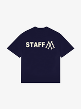 DARK BLUE T-SHIRT "STAFF"