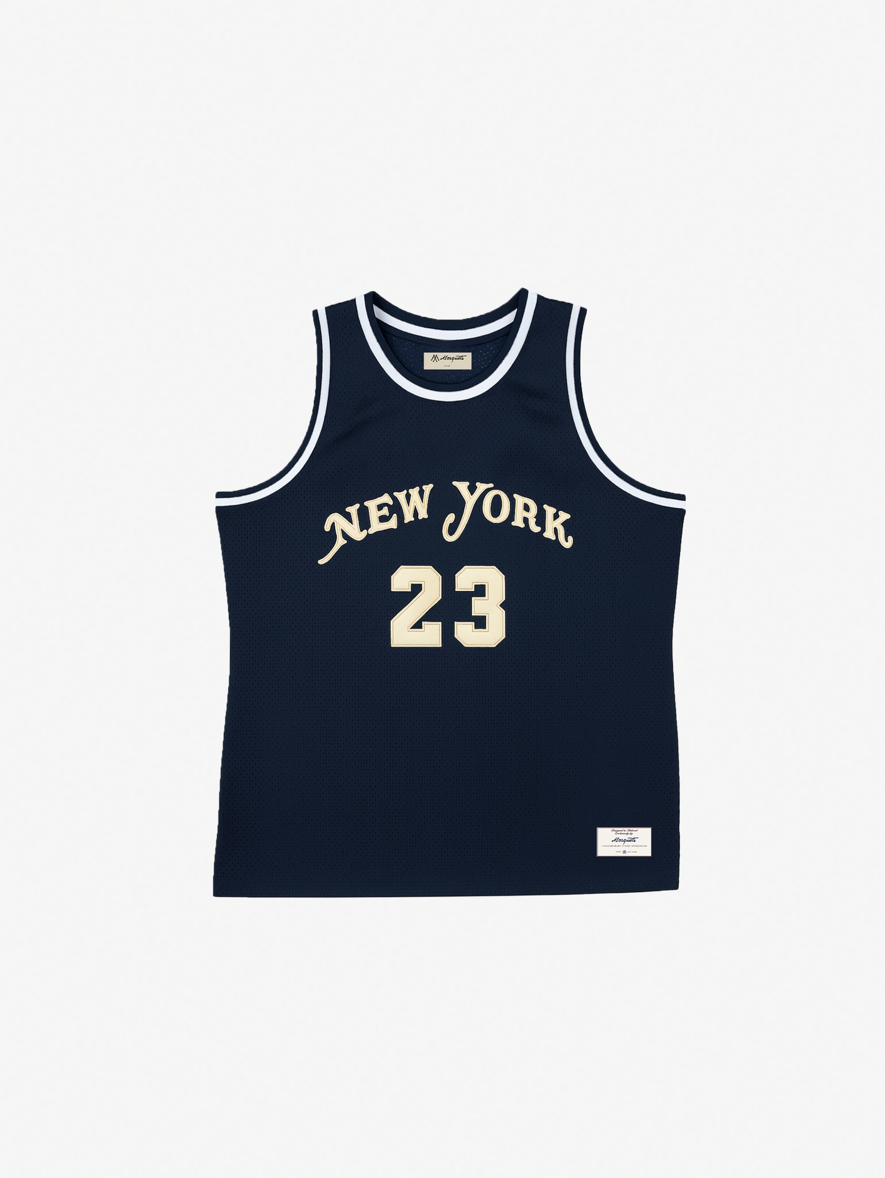 DARK BLUE BASKETBALL JERSEY "NY 23"