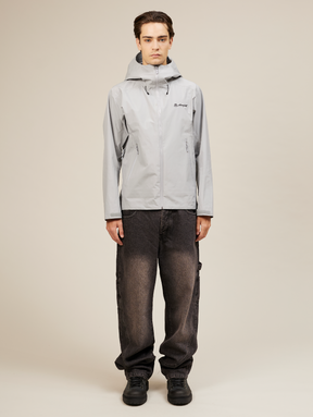 ALPHA RAIN JACKET "LIGHT GREY"