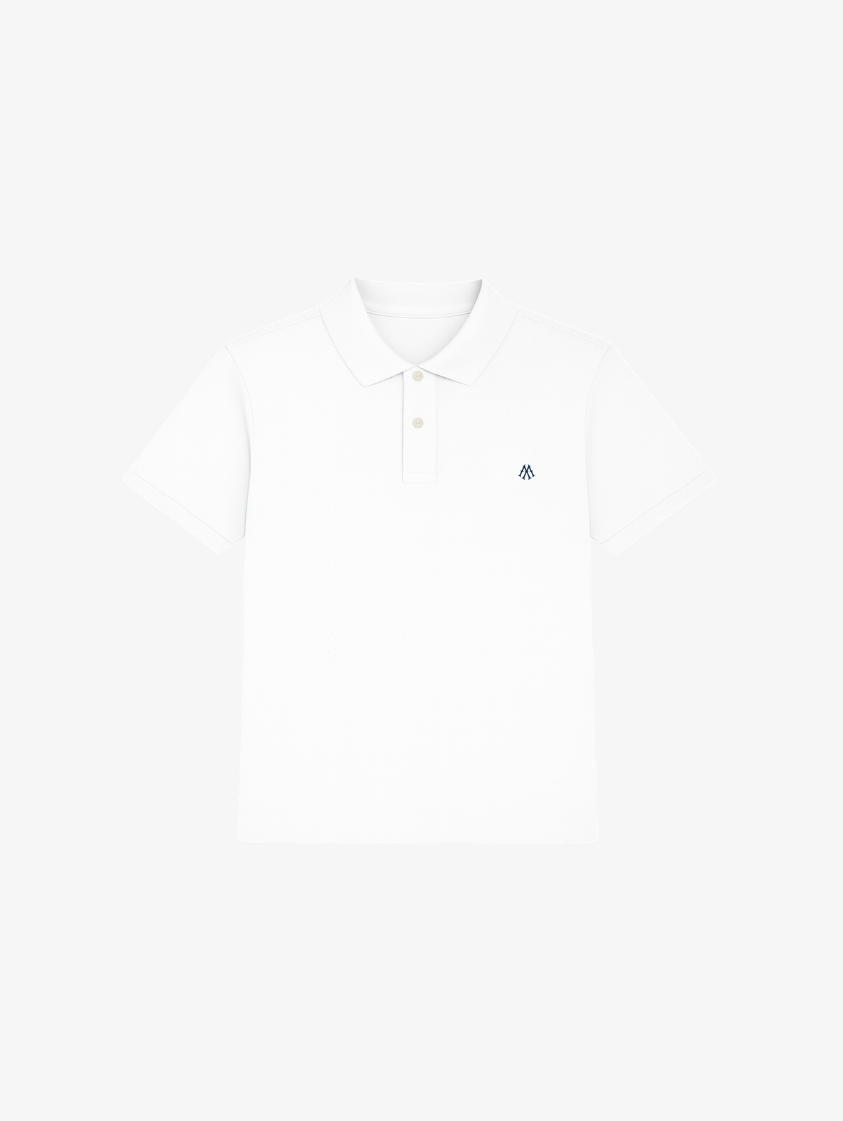 EVERYDAYS WHITE POLO SHRT "M"