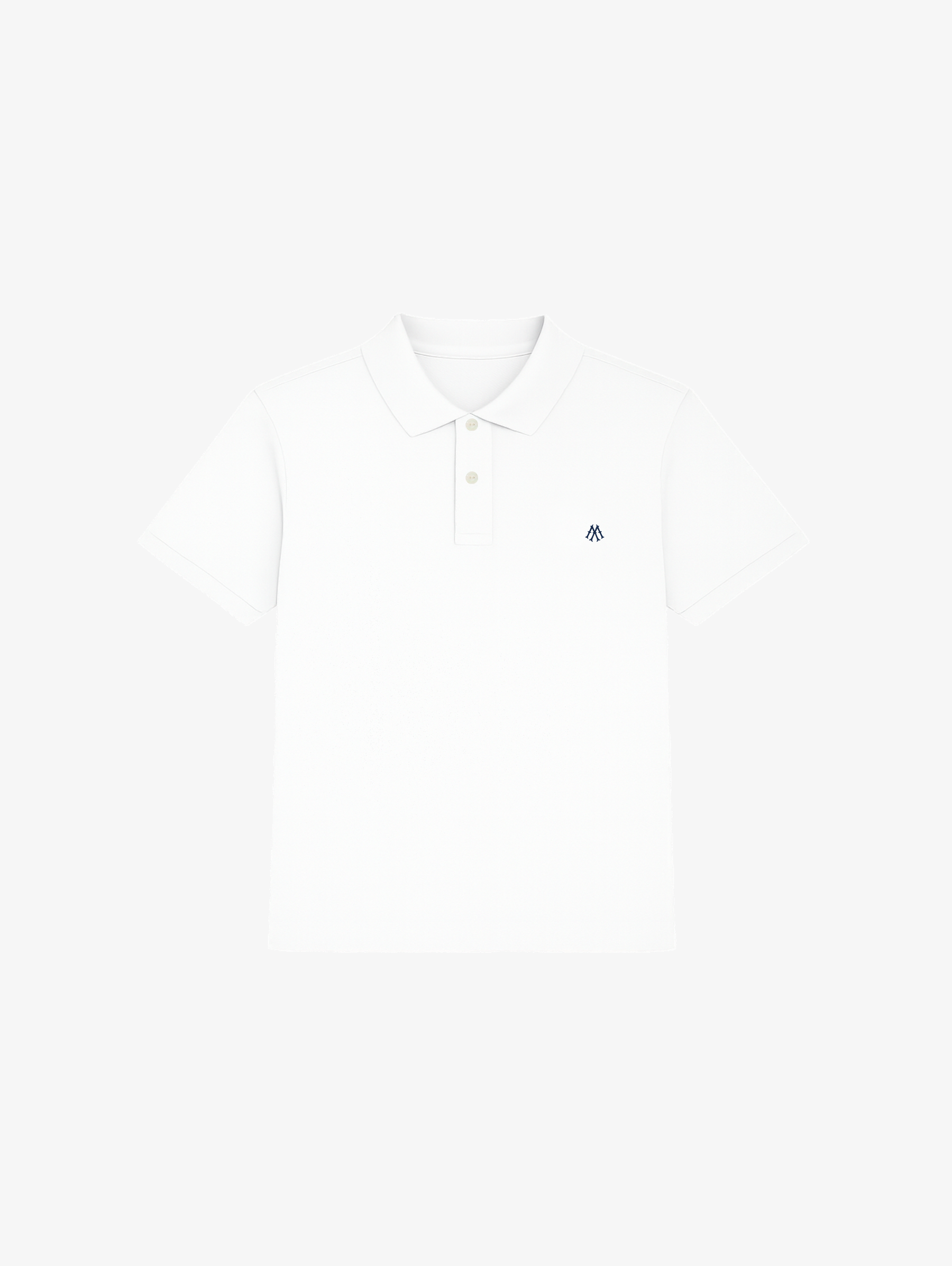 EVERYDAYS WHITE POLO SHRT "M"