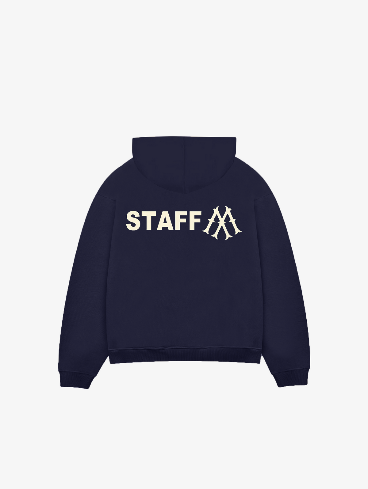 DARK BLUE HOODED "STAFF"