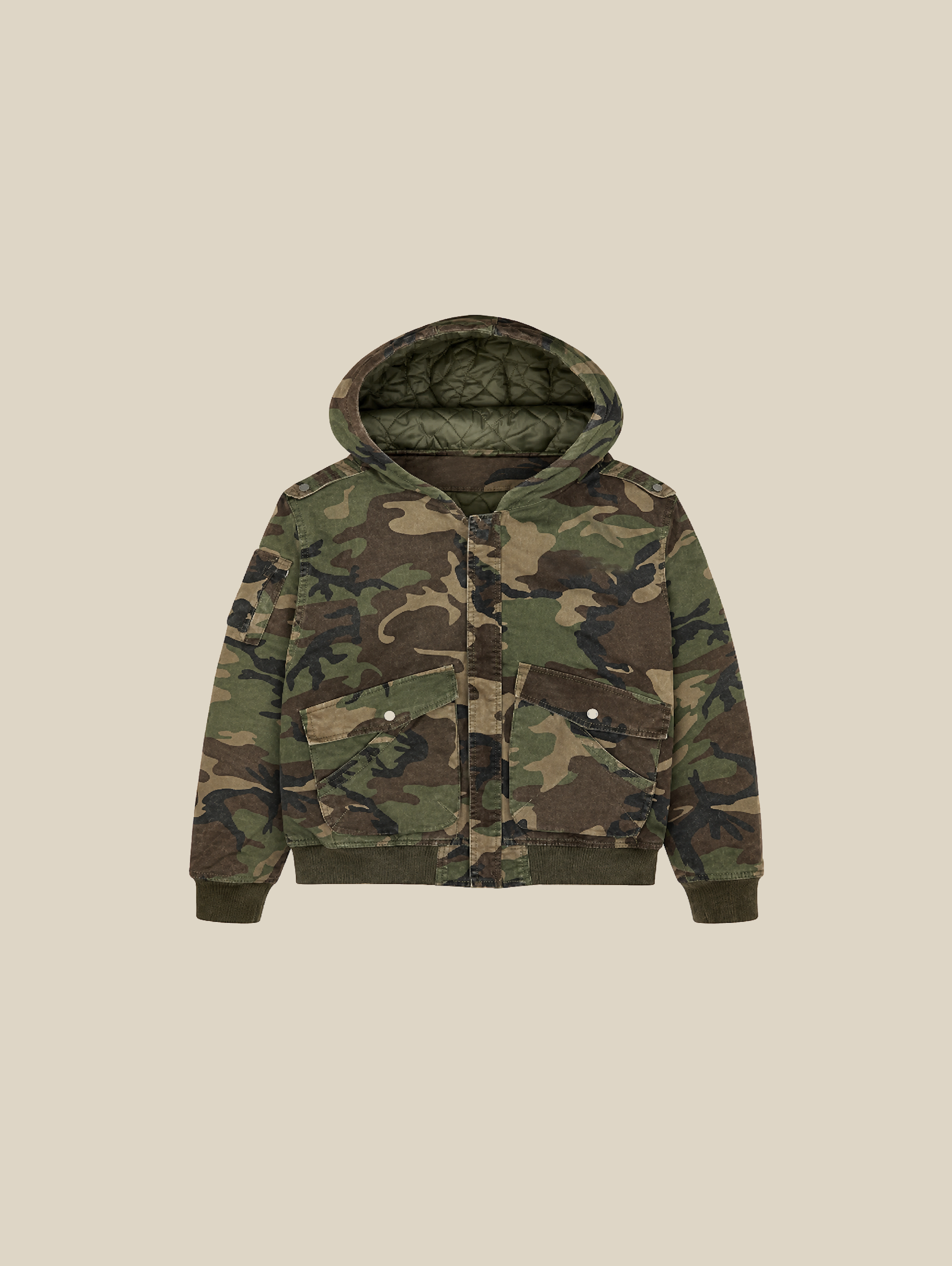 CARGO JACKET CAMOUFLAGE "OLIVE"