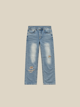 DARK BLUE DENIM "DESTROYS" - Mosquets