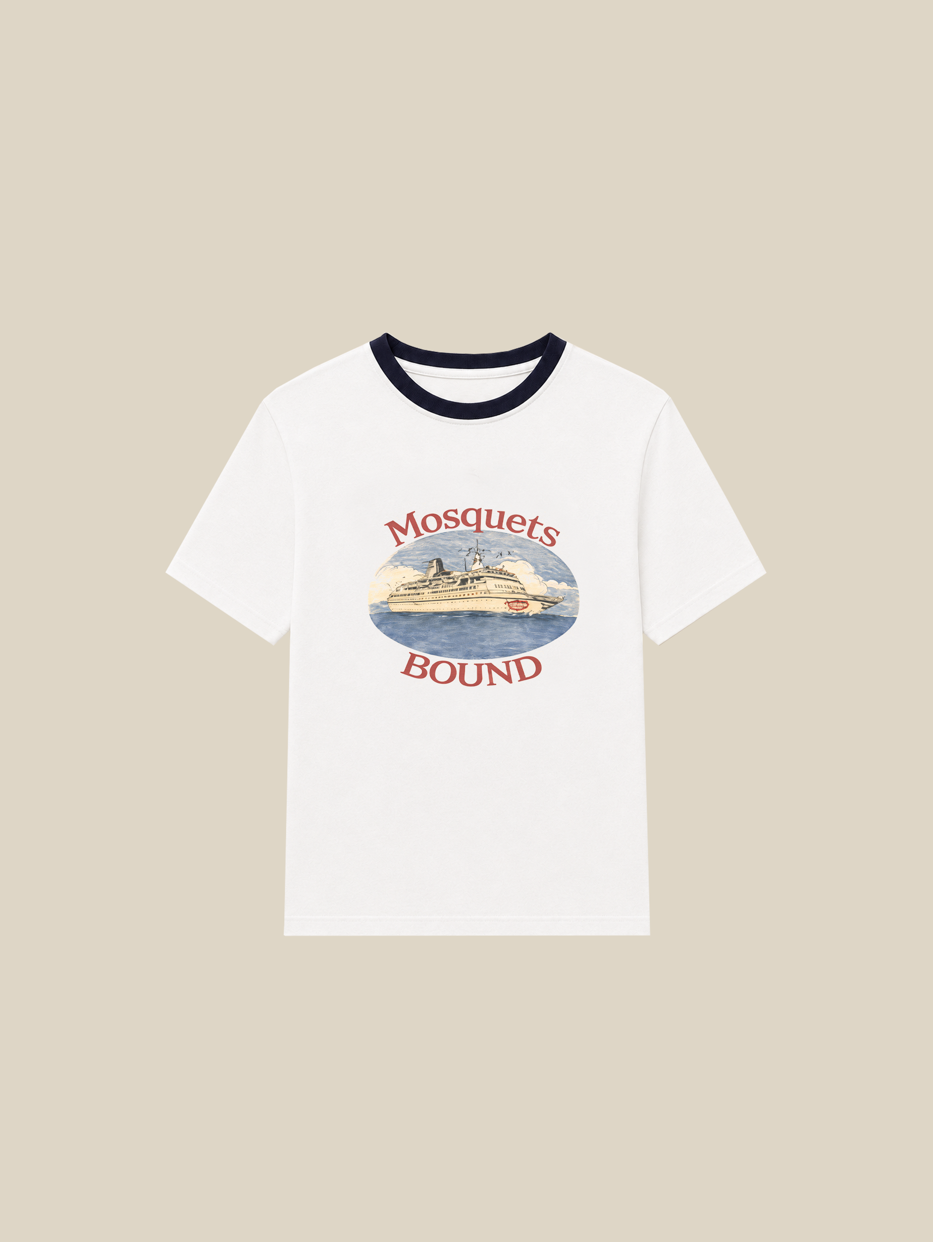 WHITE CONTRAST T-SHIRT 