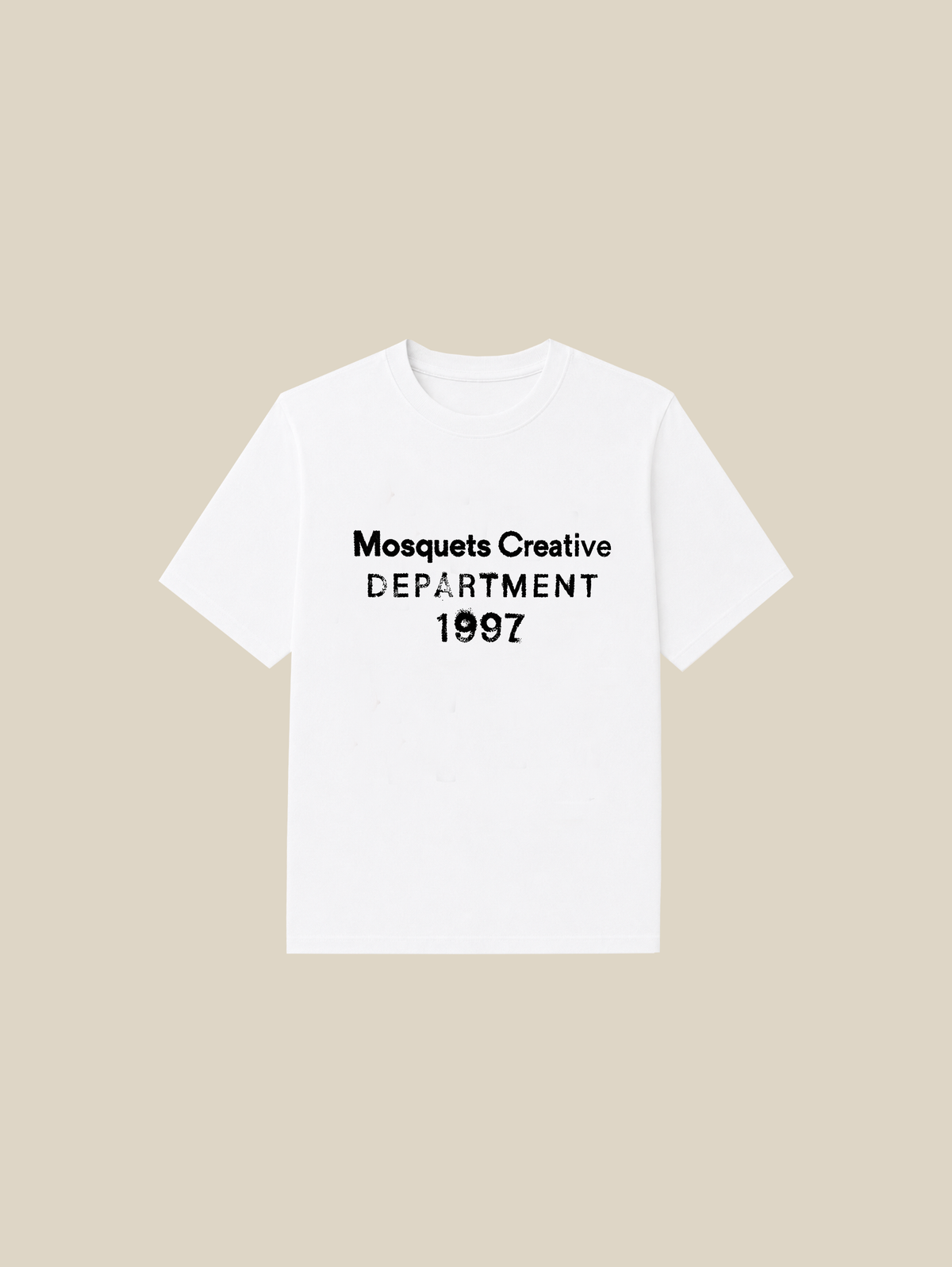 WHITE T-SHIRT "CREATIVE DEPT."