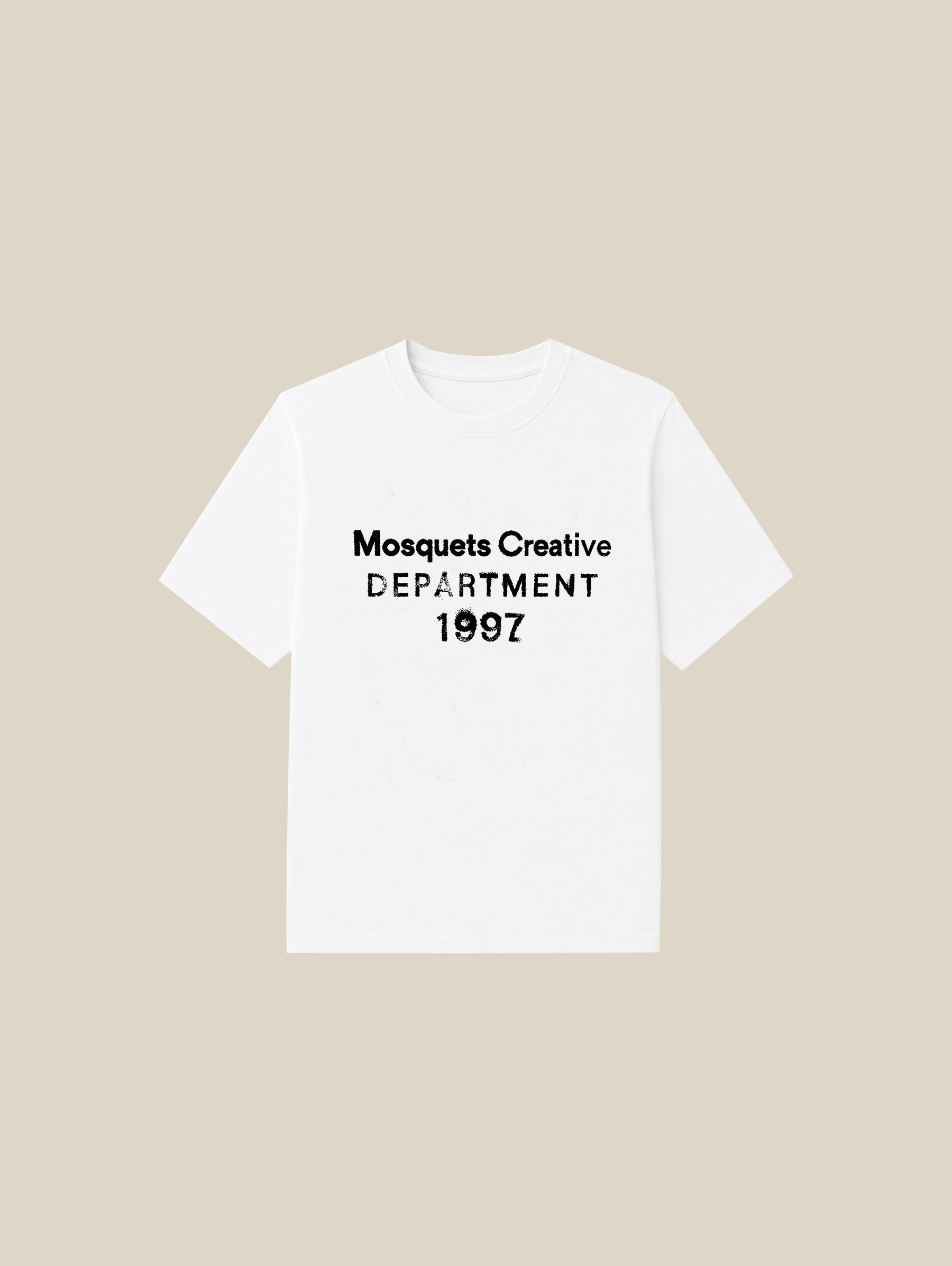 WHITE T-SHIRT "CREATIVE DEPT."