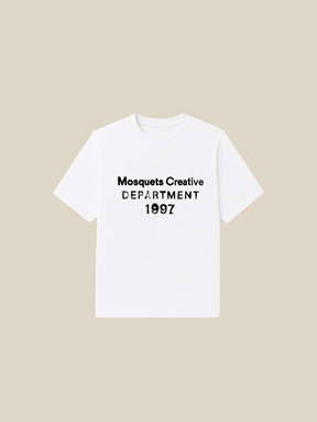 WHITE T-SHIRT "CREATIVE DEPT."