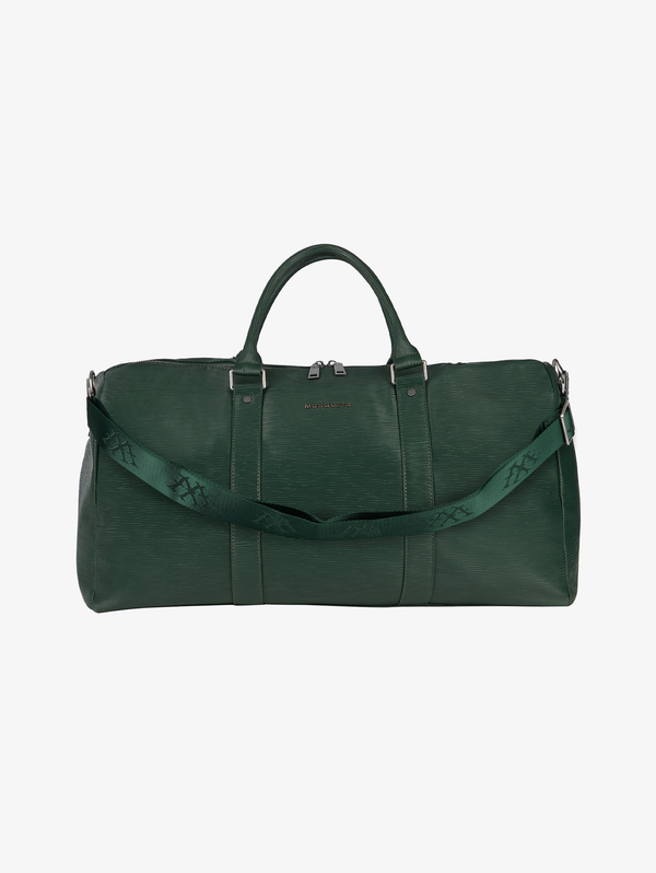 DARK GREEN RIFFLE DUFFLE BAG