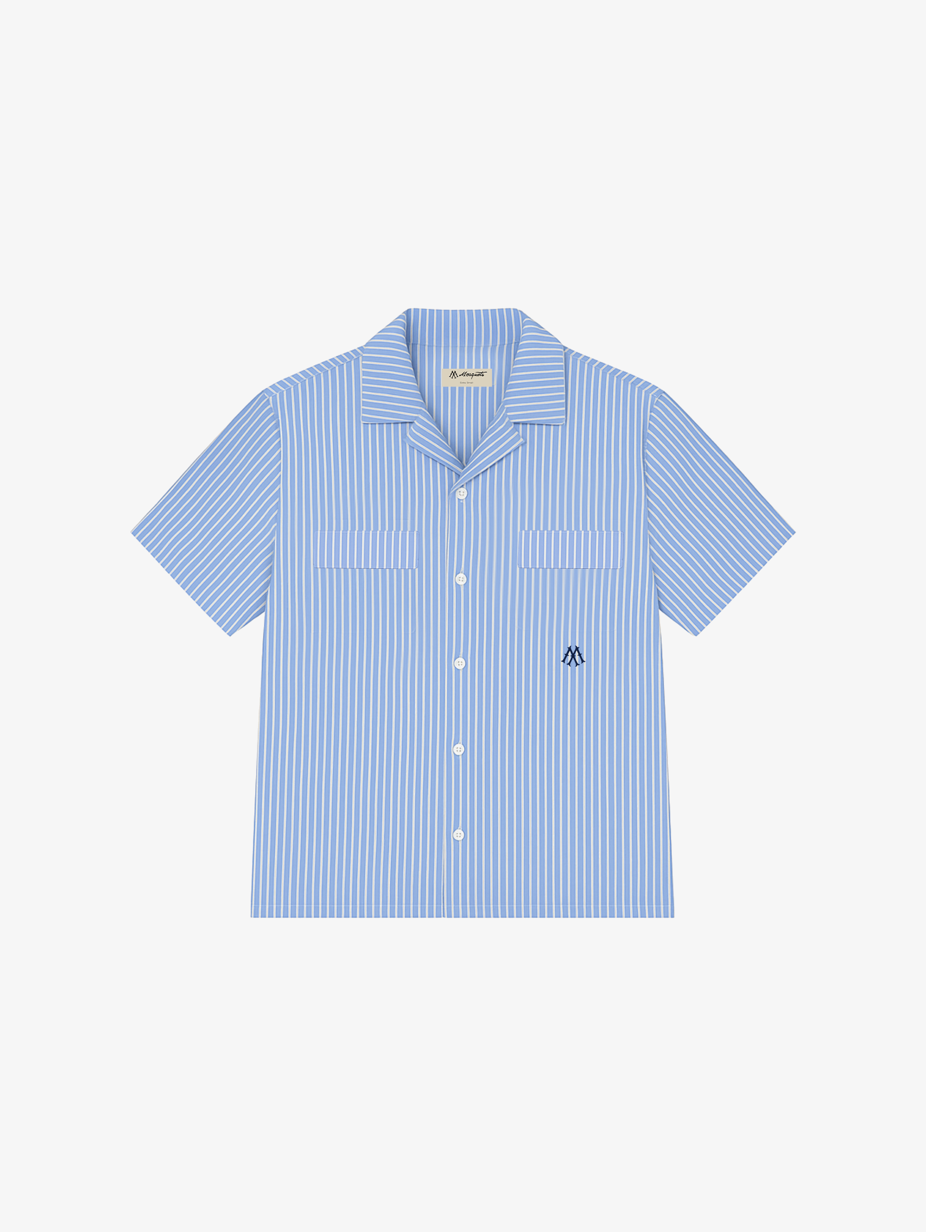 BLUE WHITE  PINSTRIPE SHIRT 