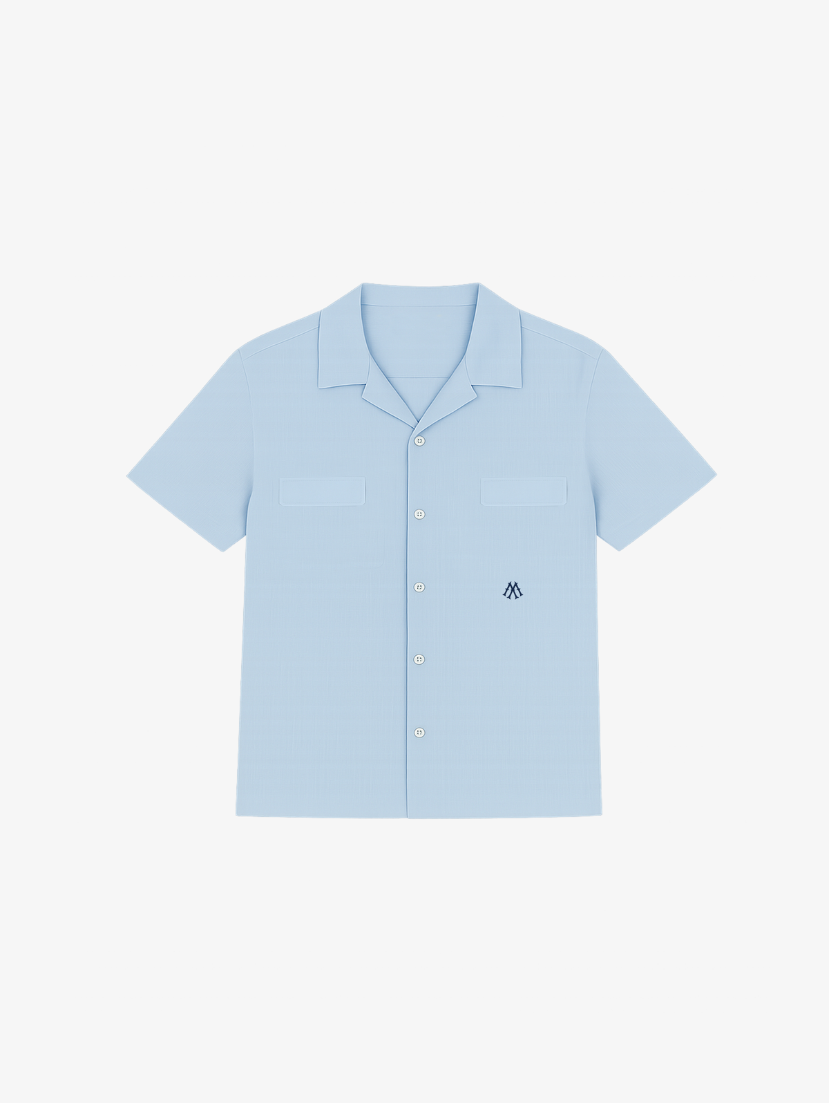 EVERYDAYS LIGHT BLUE RESORT SHIRT "M"