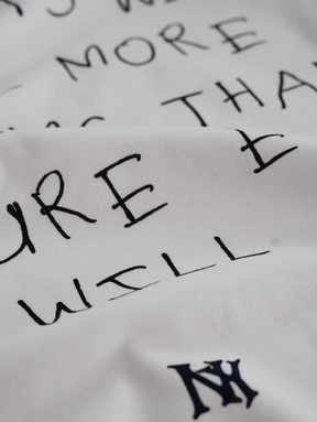 WHITE T-SHIRT "DREAMS"