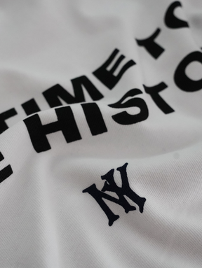 WHITE T-SHIRT "HISTORY"