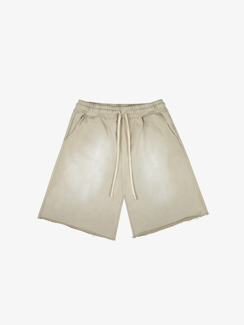 BEIGE SUNFADED EVERYDAYS SWEAT SHORTS