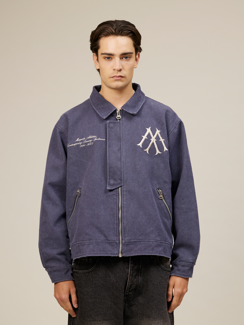 BLUE WORKER JACKET "NEW YORK"