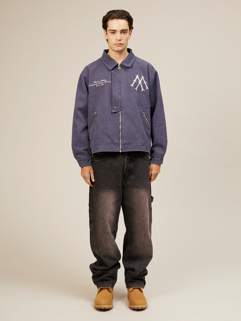 BLUE WORKER JACKET "NEW YORK"