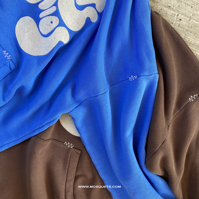 ROYAL BLUE HOODED "MOSQUETS STUDIOS" - Mosquets