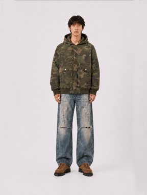 CARGO JACKET CAMOUFLAGE "OLIVE"