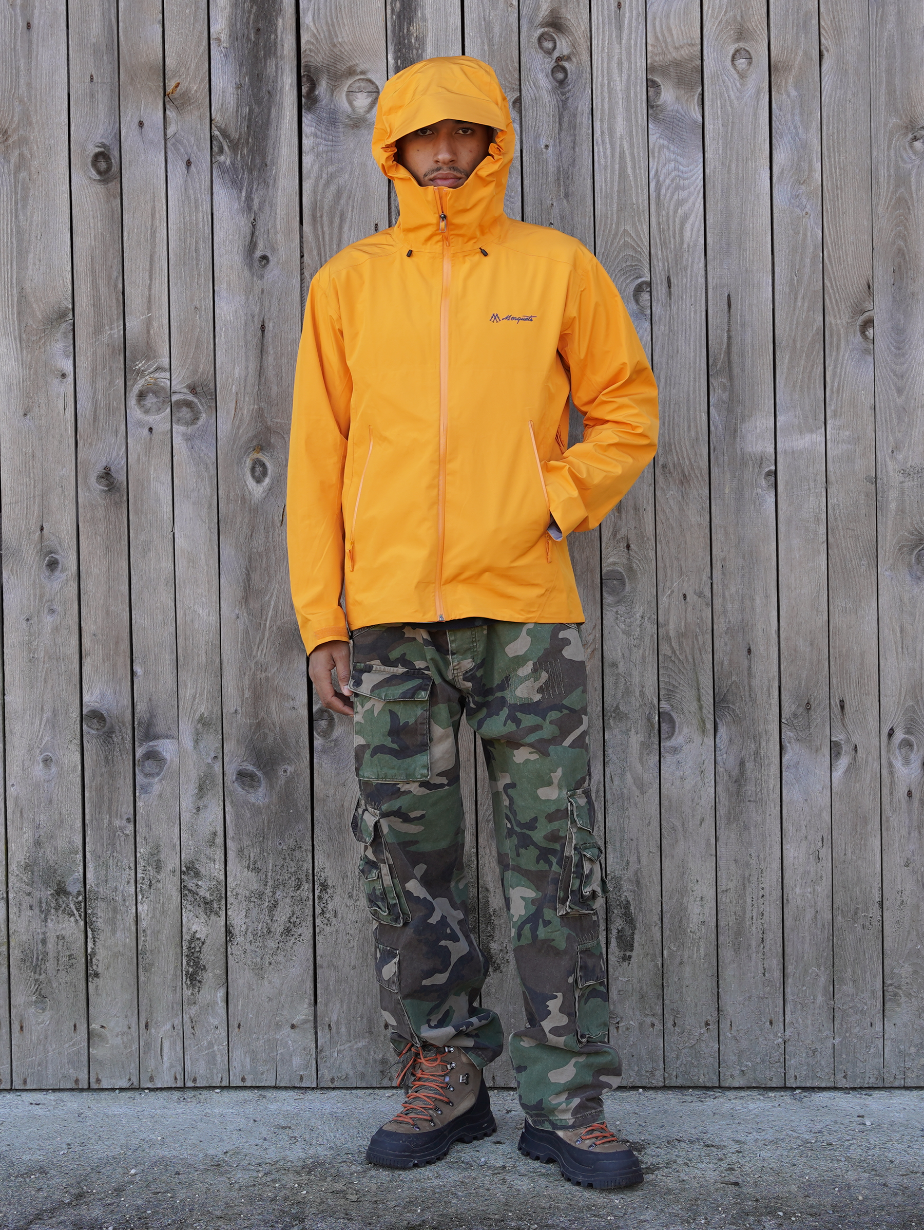 ALPHA RAIN JACKET "ORANGE"