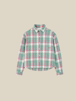 GREEN FLANNEL SHIRT "MOSQUETS"