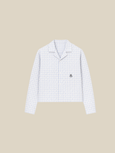 CHECK SEERSUCKER SHIRT "M"