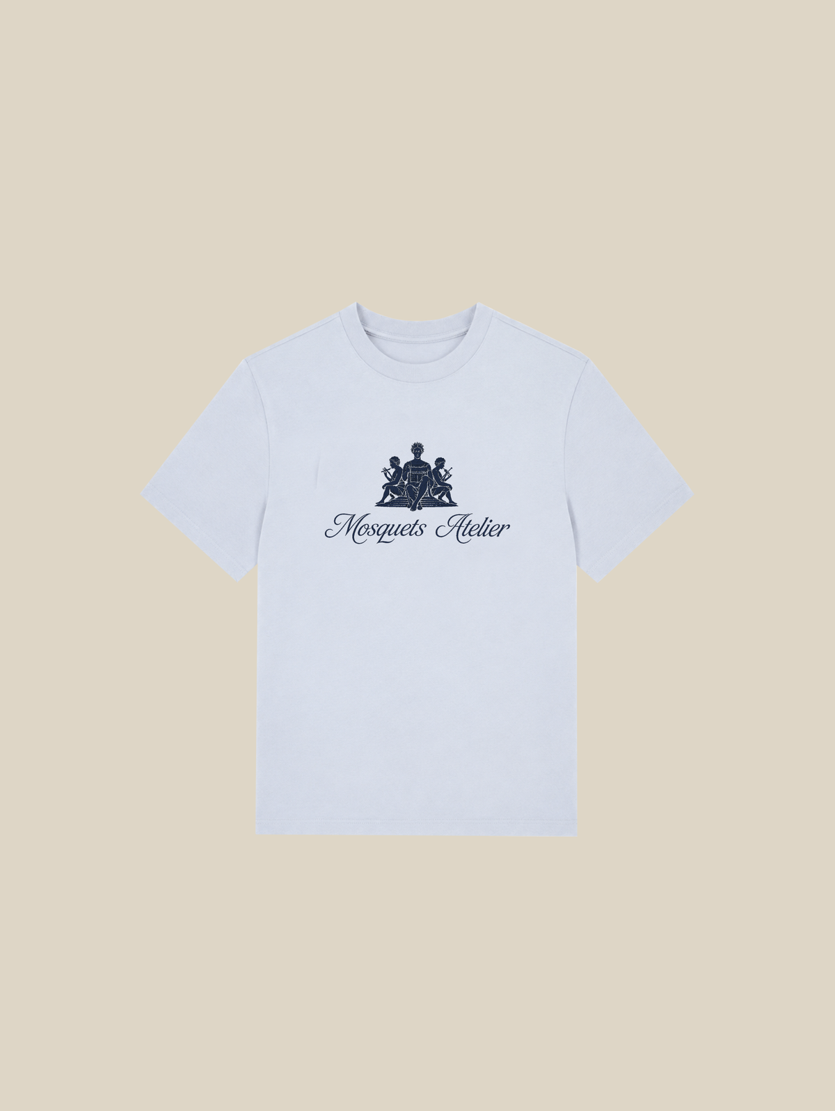 LIGHT BLUE T-SHIRT "ATELIER"