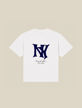 WHITE T-SHIRT "NY" - Mosquets