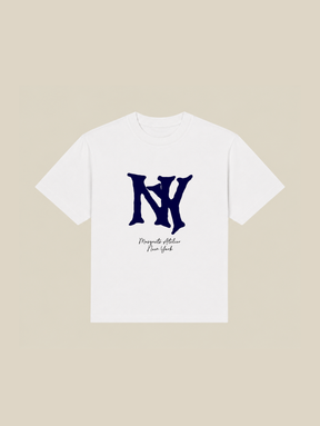 WHITE T-SHIRT "NY" - Mosquets