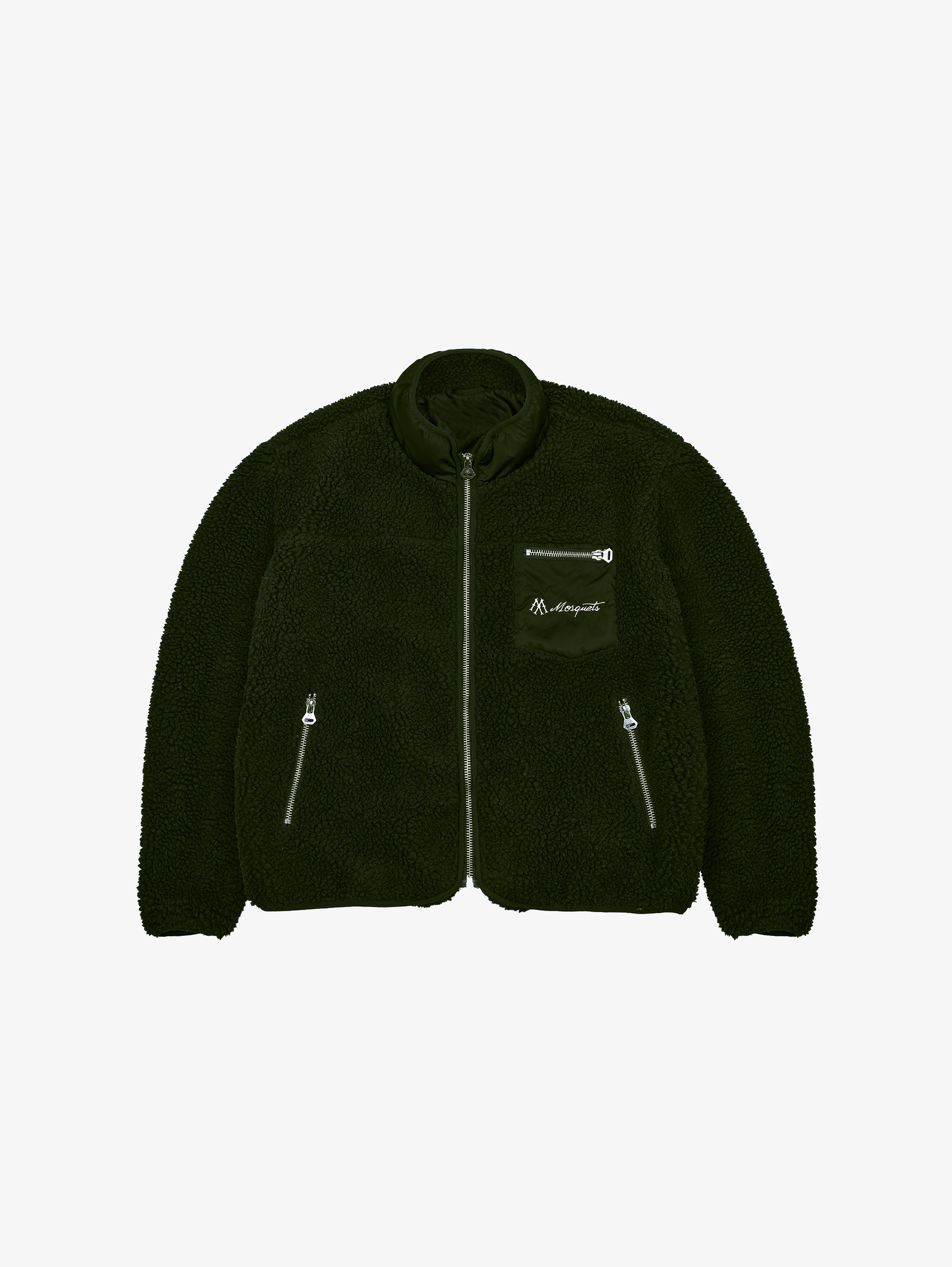 OLIVE FLEECE JACKET 