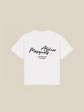 WHITE T-SHIRT "MOSQUETS ATELIER" - Mosquets