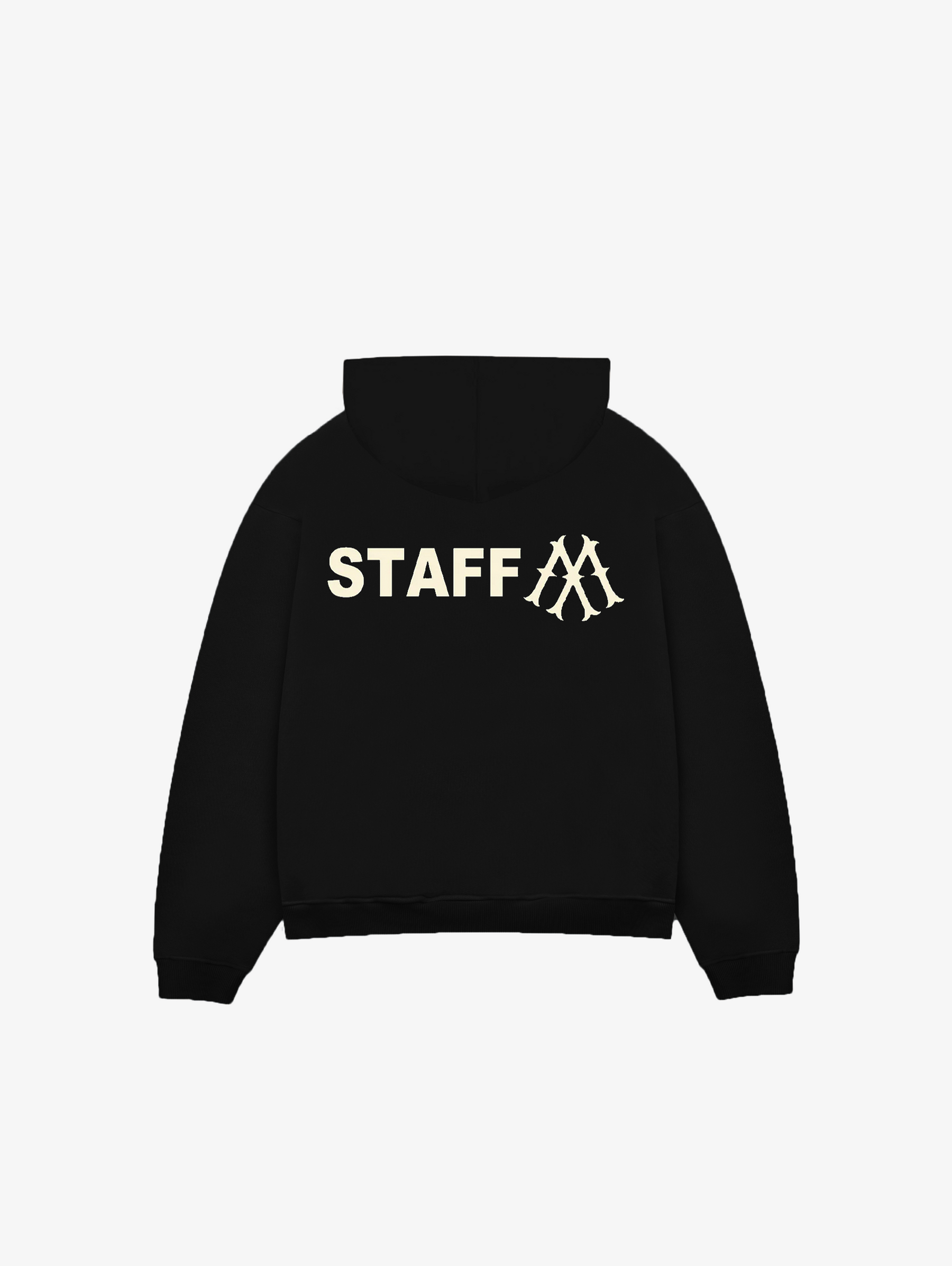 BLACK HOODED "STAFF"