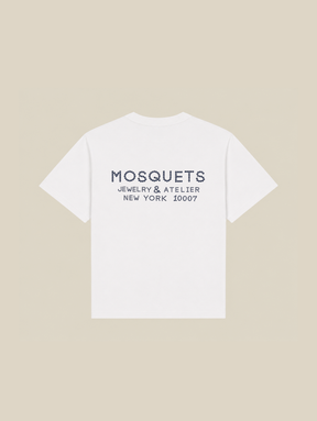 WHITE T-SHIRT "MOSQUETS JEWELRY" - Mosquets