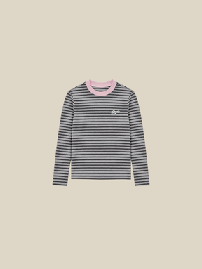 STRIPE LONGSLEEVE  "BROWN" - Mosquets