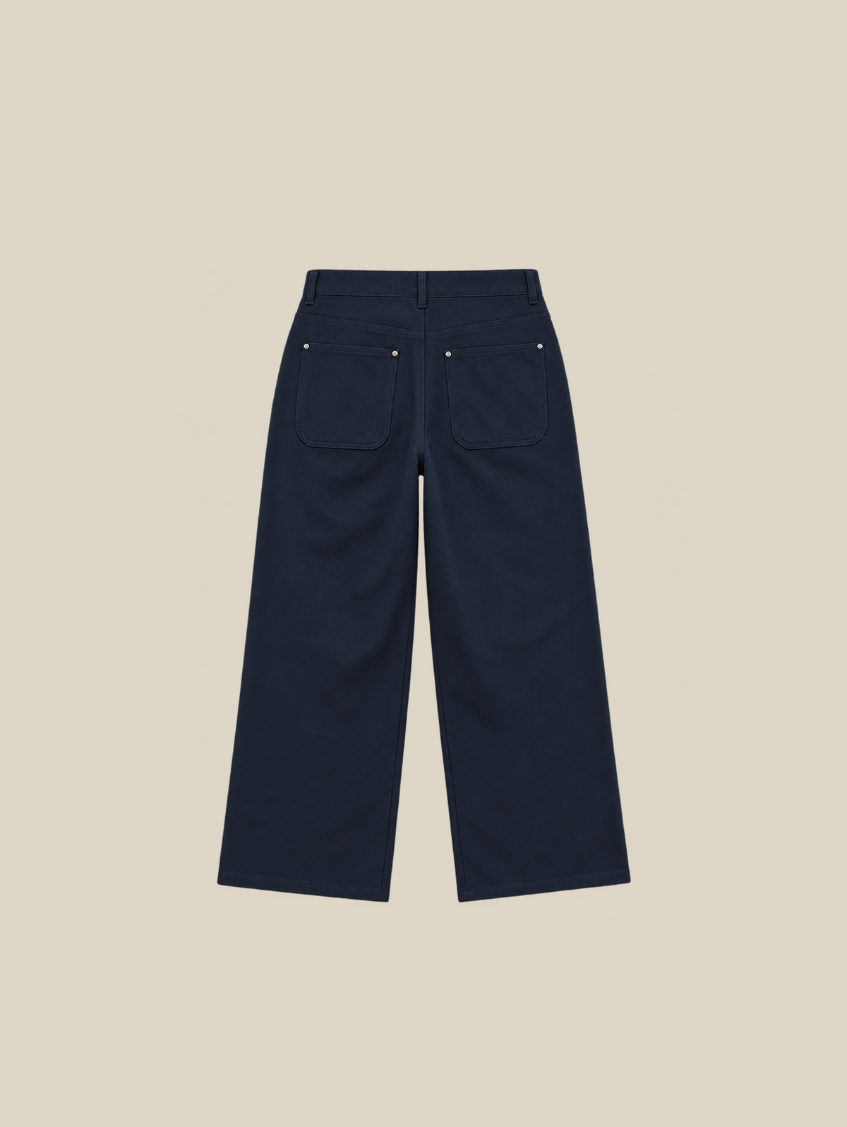 BLUE PLEATED TAILORED PANTS "CHECK" - Mosquets