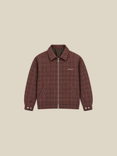 RED CHECK WOOL JACKET "MOSQUETS" - Mosquets