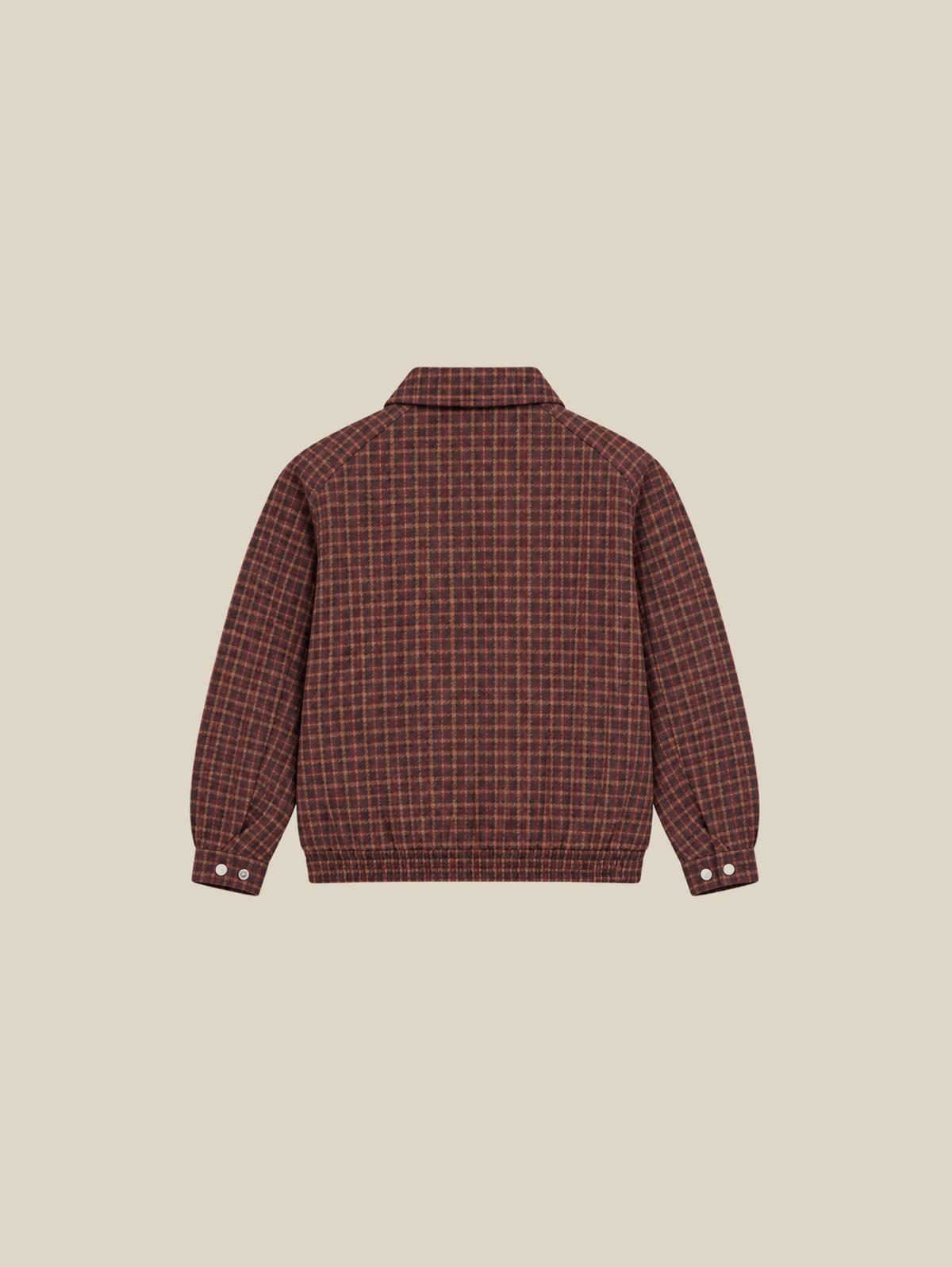 RED CHECK WOOL JACKET "MOSQUETS" - Mosquets
