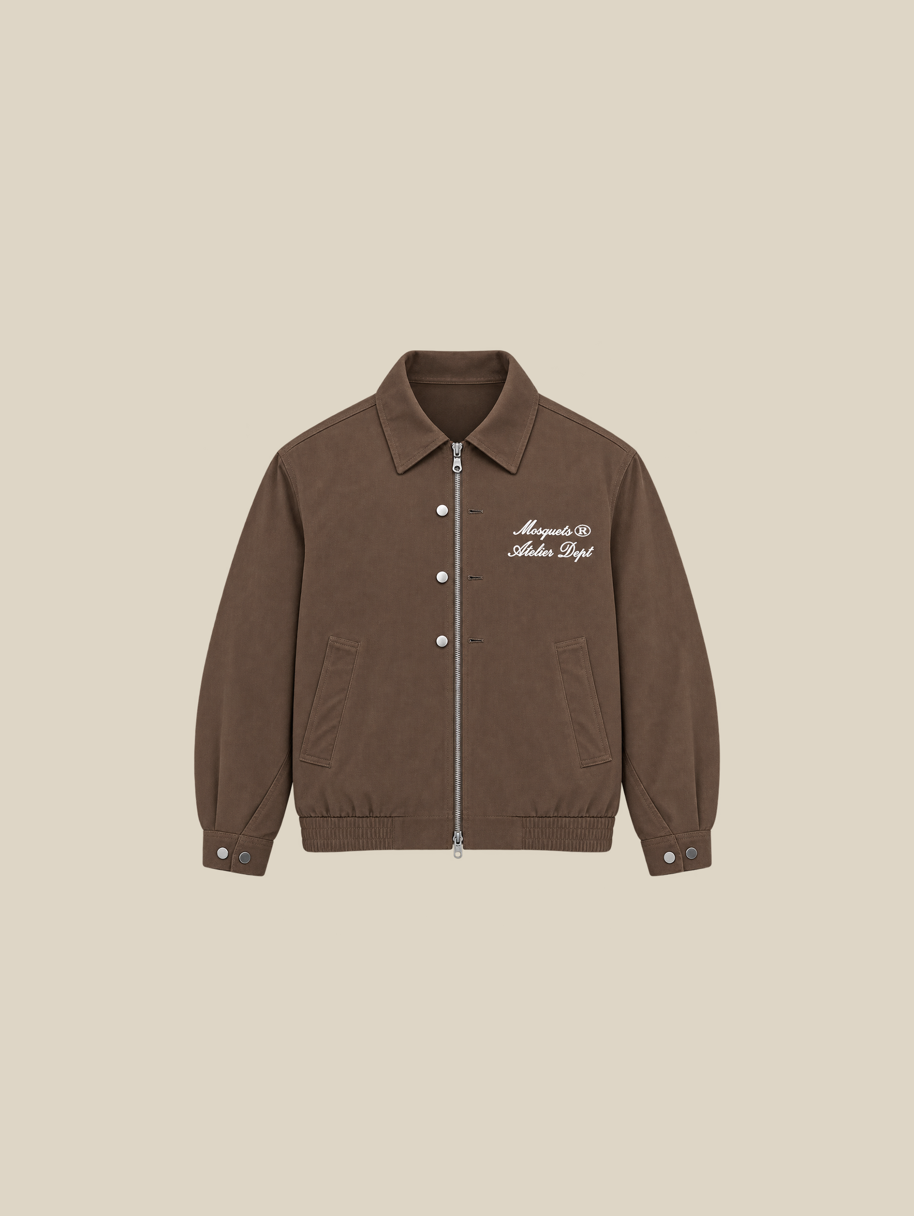 BROWN TWILL JACKET 
