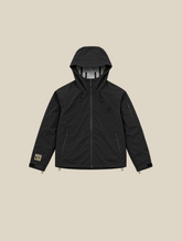 BLACK RAIN SHELL JACKET "MOSQUETS" - Mosquets