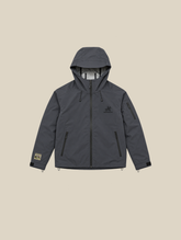 GREY RAIN SHELL JACKET "MOSQUETS" - Mosquets