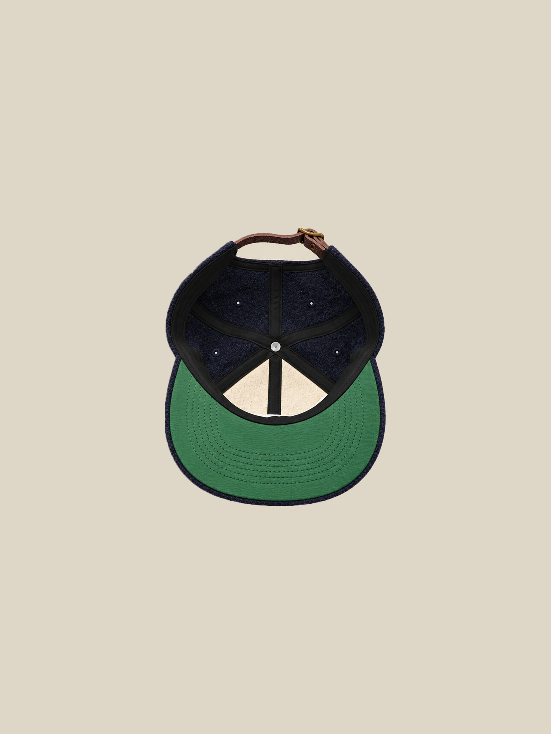 BLUE WOOL BASEBALL CAP "NY" - Mosquets