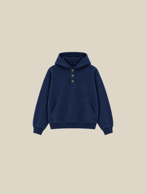 DARK BLUE HOODED "BUTTONS" - Mosquets